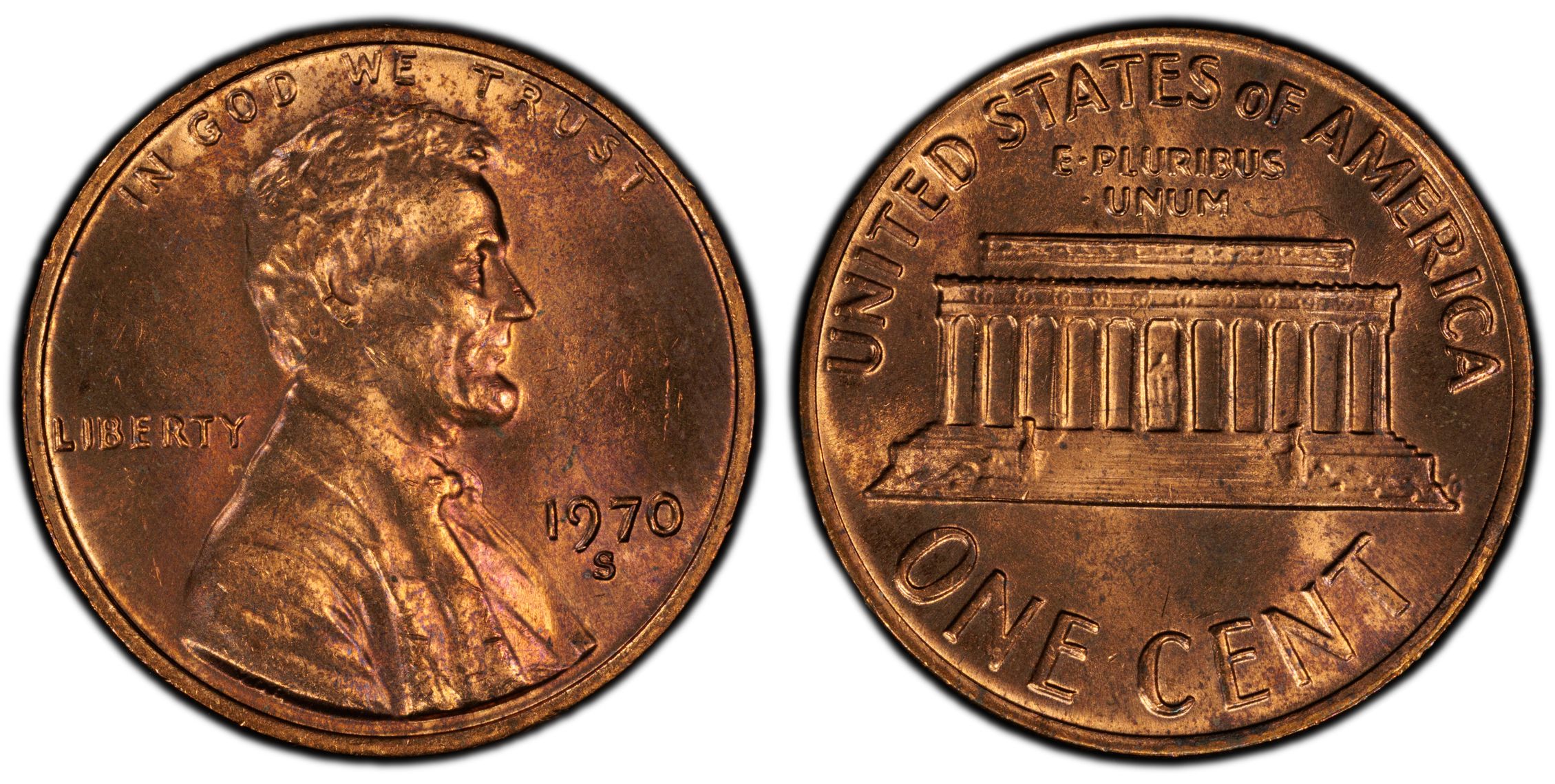 Certified examples of what pennies are worth a lot of money in top grades